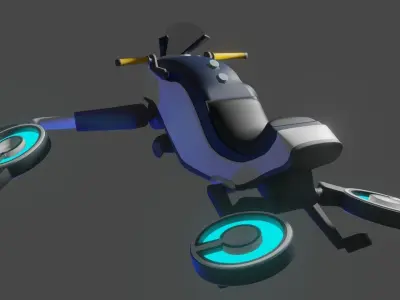Snowfox Subnautica 3D model