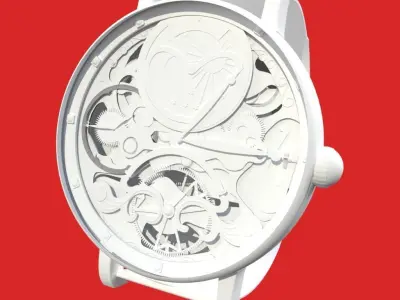 Edinburgh Tourbillon 3D Watch Model 3D model