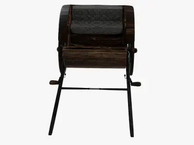 Stagecoach swivel rocking chair 3D model