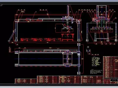 PALLET STACKER complete set of drawings 3D model