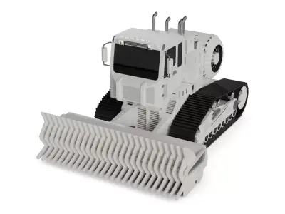 Snow Groomer 3D model get