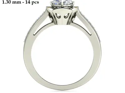Wedding Ring  3D print model 159