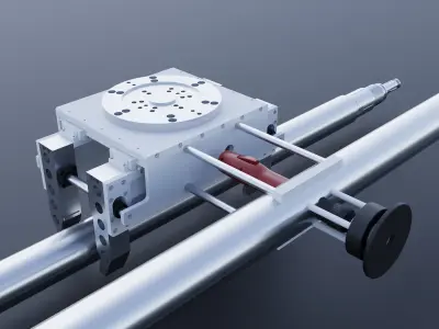 Heavy duty robot gripper 3D model