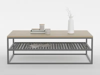 Coffee Table Set 05 3D model