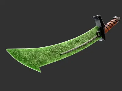 Sword Base Mesh 3D model