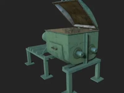 Z Blade Mixer Low-poly 3D model
