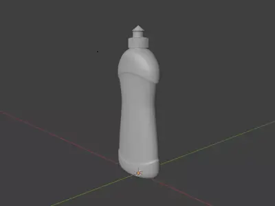 Dishwasher shampoo bottle Free 3D model