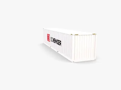 40ft Shipping Container DB Schenker 3D model
