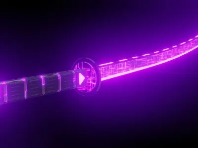 Sci-fi sword for a super villain 2K textures Low-poly 3D model buy