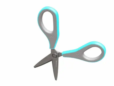 Scissors pair of 3D model get