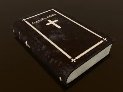  Holy Bible 3D Model  Low-poly 3D model