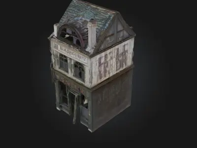 Abandoned Apothecary  Eerie Elegance of Forgotten Remedies 3D model