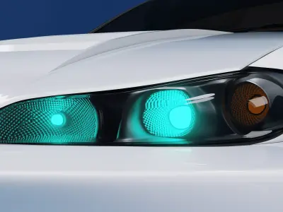 LB Super Silhouette S15 SILVIA RIGGED and UE5 READY 3D model