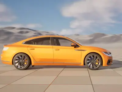 VolksWagen Arteon -Rigged and Render Ready-unreal-vray-redshift 3D model