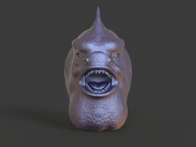 HEAD-R3 high poly sculpt 3D model