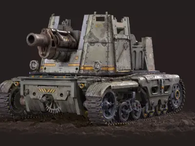 Tank Post Apocalyptic 3D model