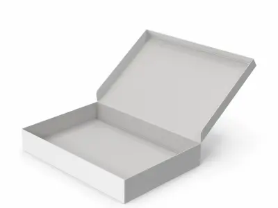  White Containers Packages Boxes Collection 