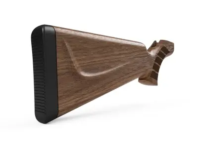 Rifle stock CAD 3D model