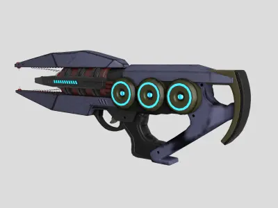 Alien Weapon 3D model purchase