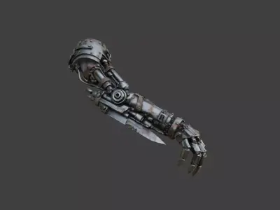 Ironclad Gauntlet Low-poly 3D model
