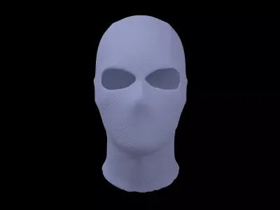 Balaclava v1 003 Low-poly 3D model