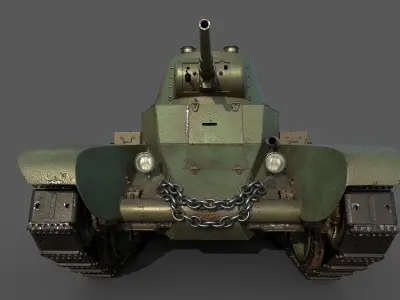 Soviet Tank BT-7 3D model