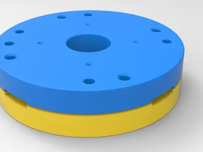 Mold for diecast  tire 3 Scale 1 to 10 and 1 to 14 and 1 to 25 3D print model