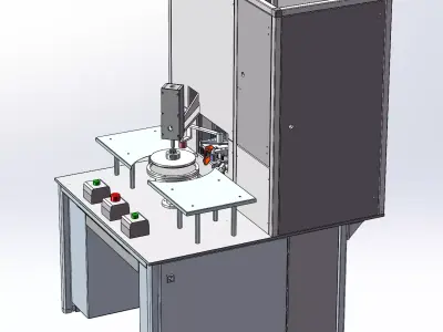 Plastic gift box sealing machine 3D model