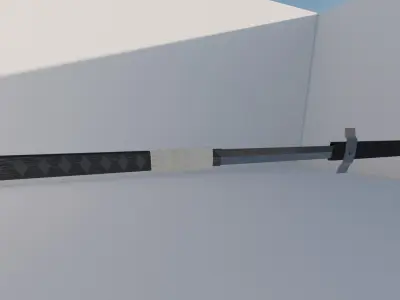 Itachi Anbu Sword  Low-poly 3D model