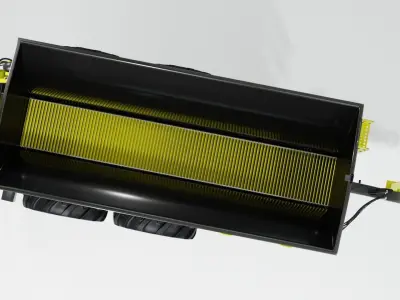 Fertilizer Spreader Agricultural Implement 3D model