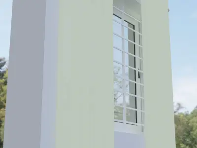 Window 3D Model in sky Free 3D model