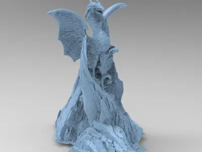 Dragon scythe mountain  3D model