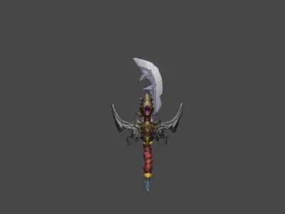 Zeloeman Sword A 6 Low-poly 3D model