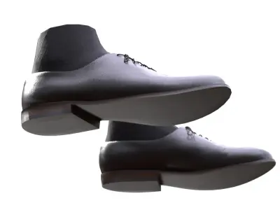 Man and Woman in Business Shoes 33 3D model