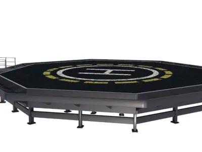 Heliport 3D model