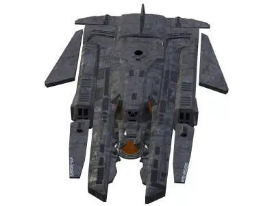 Waverider Ship CW 3D model