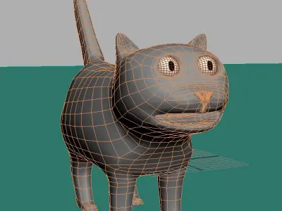 Animals cat 3D model