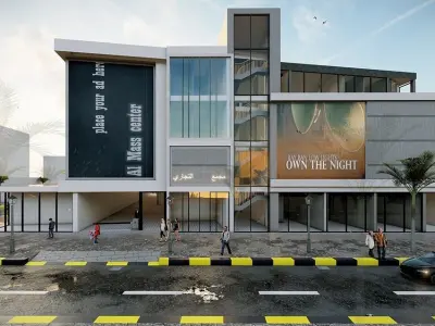 shopping mall 3D model