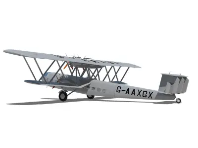 HandleyPage HP42 3D model