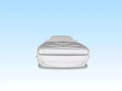 Dodge Challenger 3D print model shop