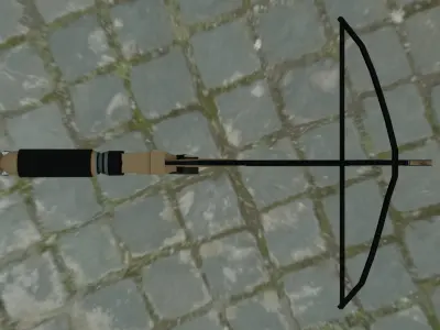 Futuristic Array Blaster  High-Quality Weapon 3D Model Low-poly 3D model