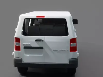 Peugeot Expert 2014 Passenger Van 3D model