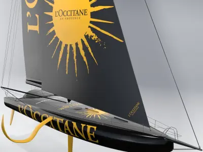 IMOCA 60 Ocean Race LOccitane Sailing 3D model