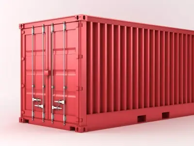 Cargo Container 3D model from CGTrader