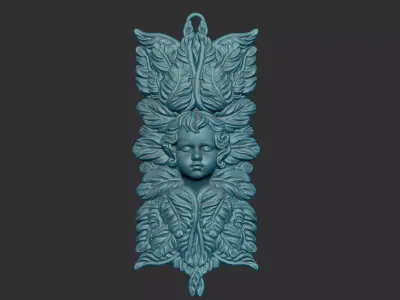  Cupid Pendant 3D print model