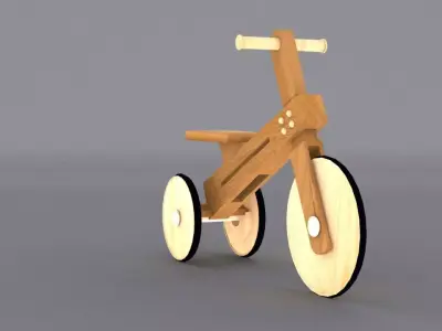 BamBam Bike  Low-poly 3D model