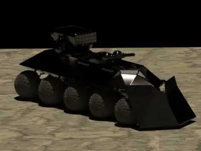 tank btr 3D model