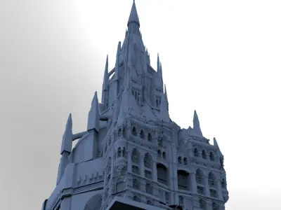 Arch Wizard Rulers Tower 1  3D model