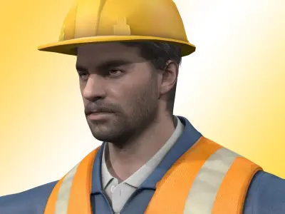 Construction Worker  3D model