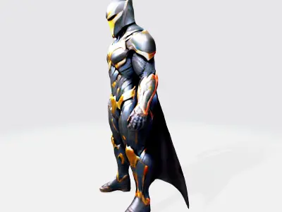 Cyber Sentinel - Futuristic Warrior 3D Model 3D model purchase